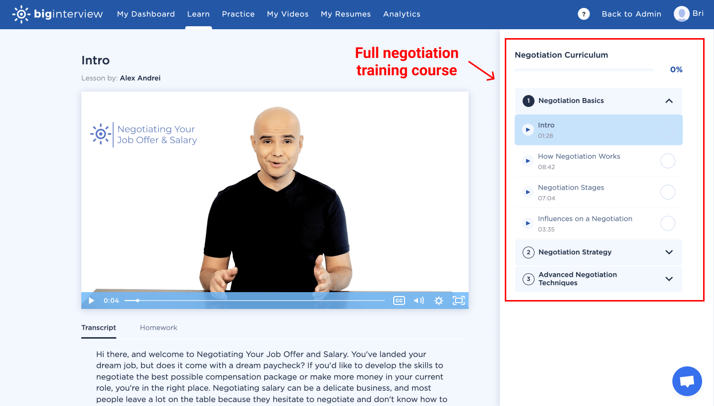 salary negotiation training